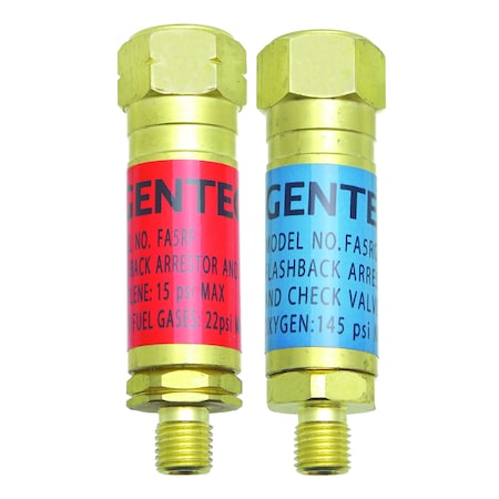 Gentec Flashback Arrestor For Regulators FA5RPR